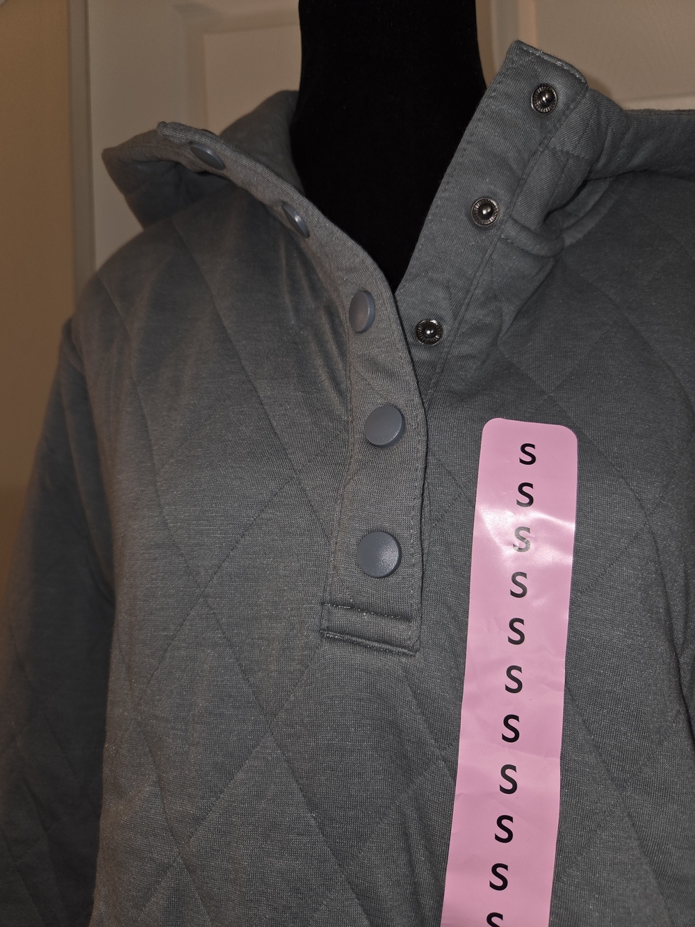 Lands' End Quilted Hooded Puffer Jacket - Blue